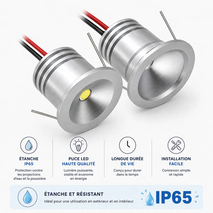 Spot LED Encastrable, Conforme IP65 HYDRA