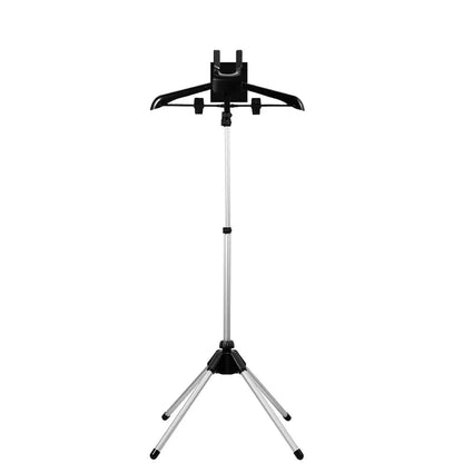 Steamer Stand with Hand-held Ironing Board 84-160cm Portable High Adjustable Handheld Garment Steamer Rack Foldable Home Hanger A1-black