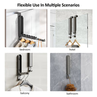 Support vêtements pliable suspendu mur - Aéraly
