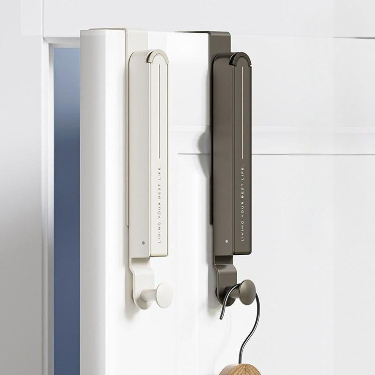 Support vêtements pliable suspendu mur - Aéraly