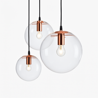 Suspension design boule en verre ONIRA
