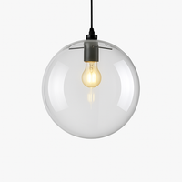 Suspension design boule en verre ONIRA