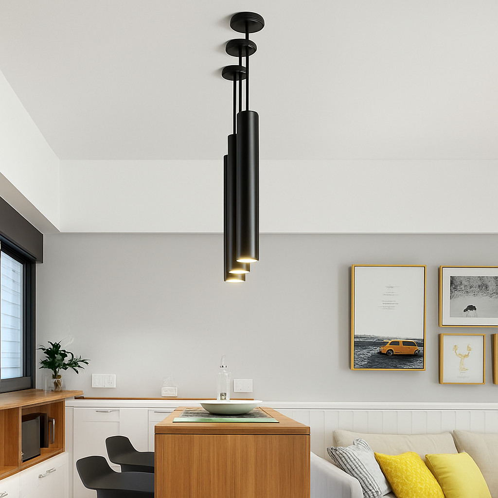 Suspension design cylindrique LED CANNA