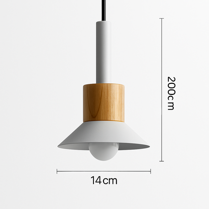 Suspension design bois et métal formes variées TELAIO
