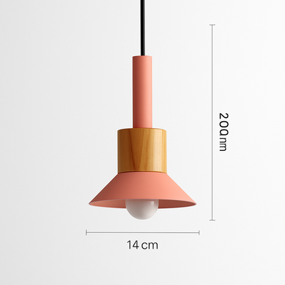 Suspension design bois et métal formes variées TELAIO