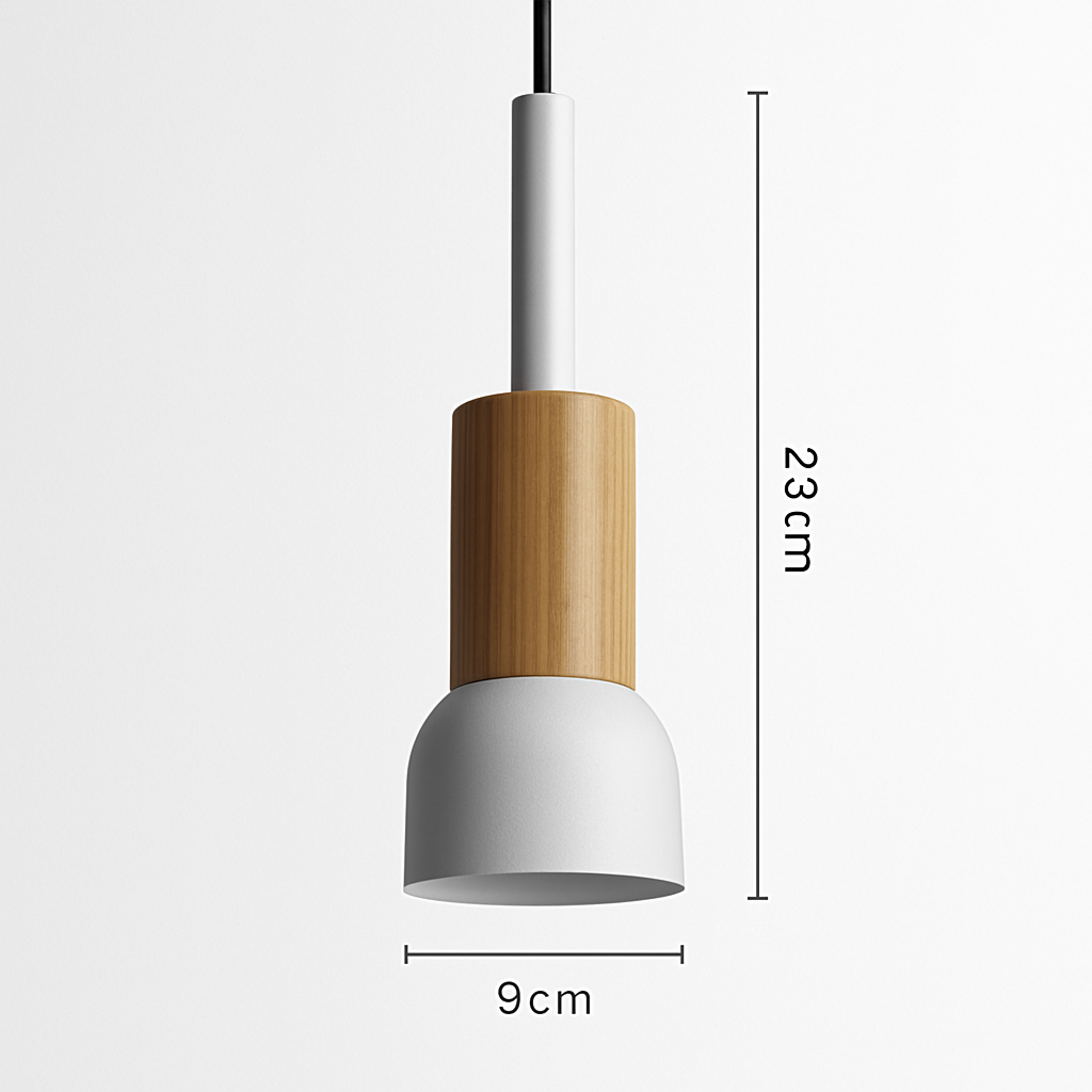 Suspension design bois et métal formes variées TELAIO