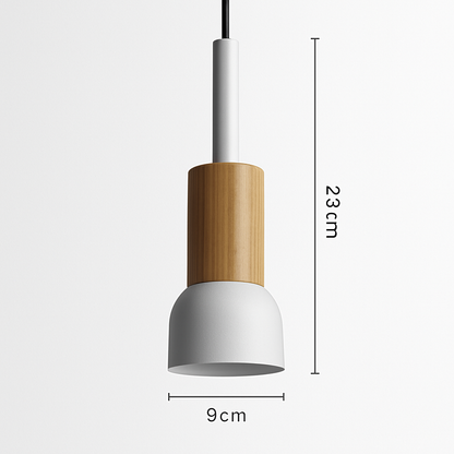Suspension design bois et métal formes variées TELAIO