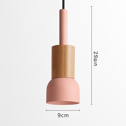 Suspension design bois et métal formes variées TELAIO