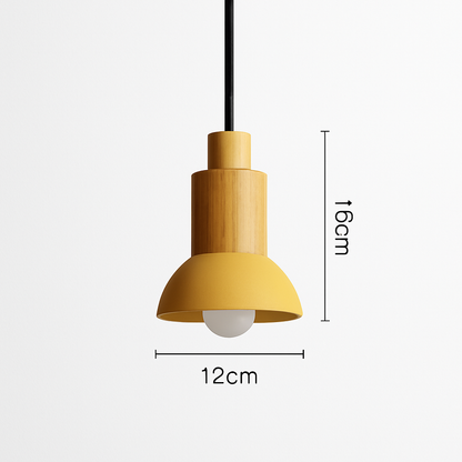 Suspension design bois et métal formes variées TELAIO
