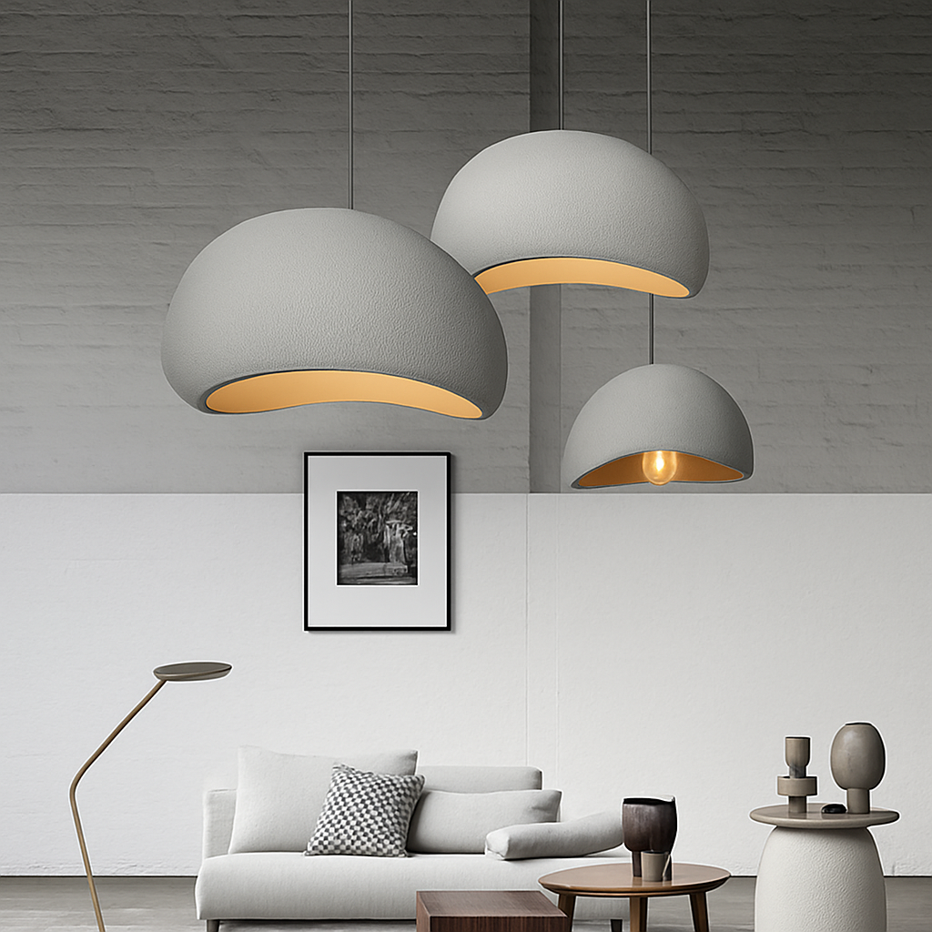 Suspension design LED forme originale tressée ENIGMA