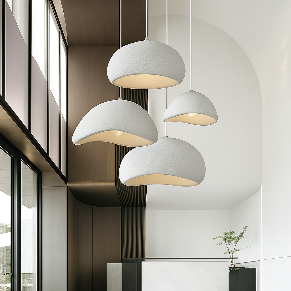Suspension design LED forme originale tressée ENIGMA