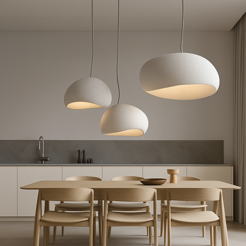 Suspension design LED forme originale tressée ENIGMA