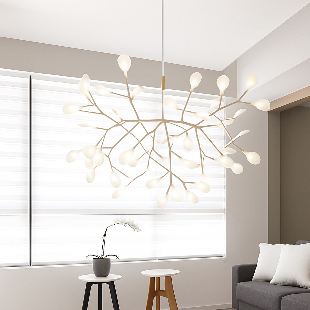 Suspension design moderne LED silhouette arbre RAMO