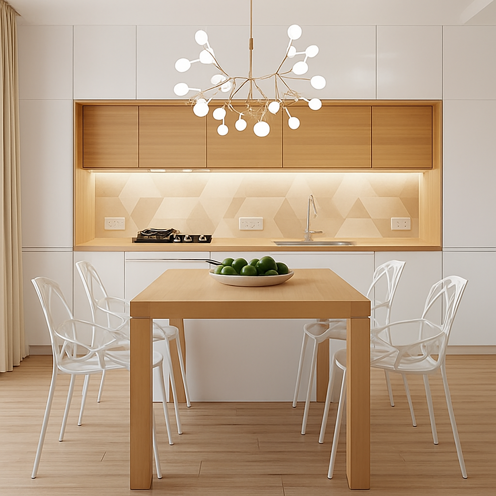 Suspension design moderne LED silhouette arbre RAMO