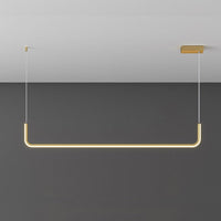 Suspension design moderne LED profil aluminium LAMA
