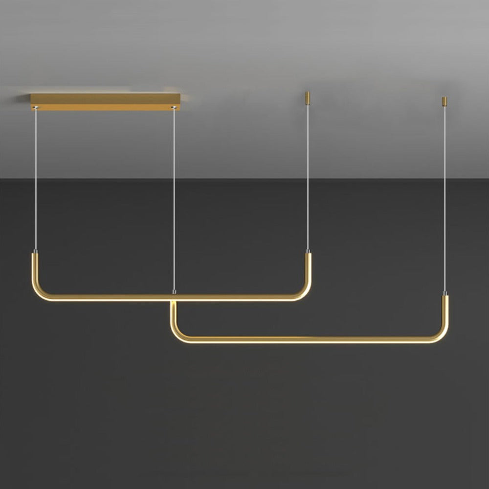 Suspension design moderne LED profil aluminium LAMA