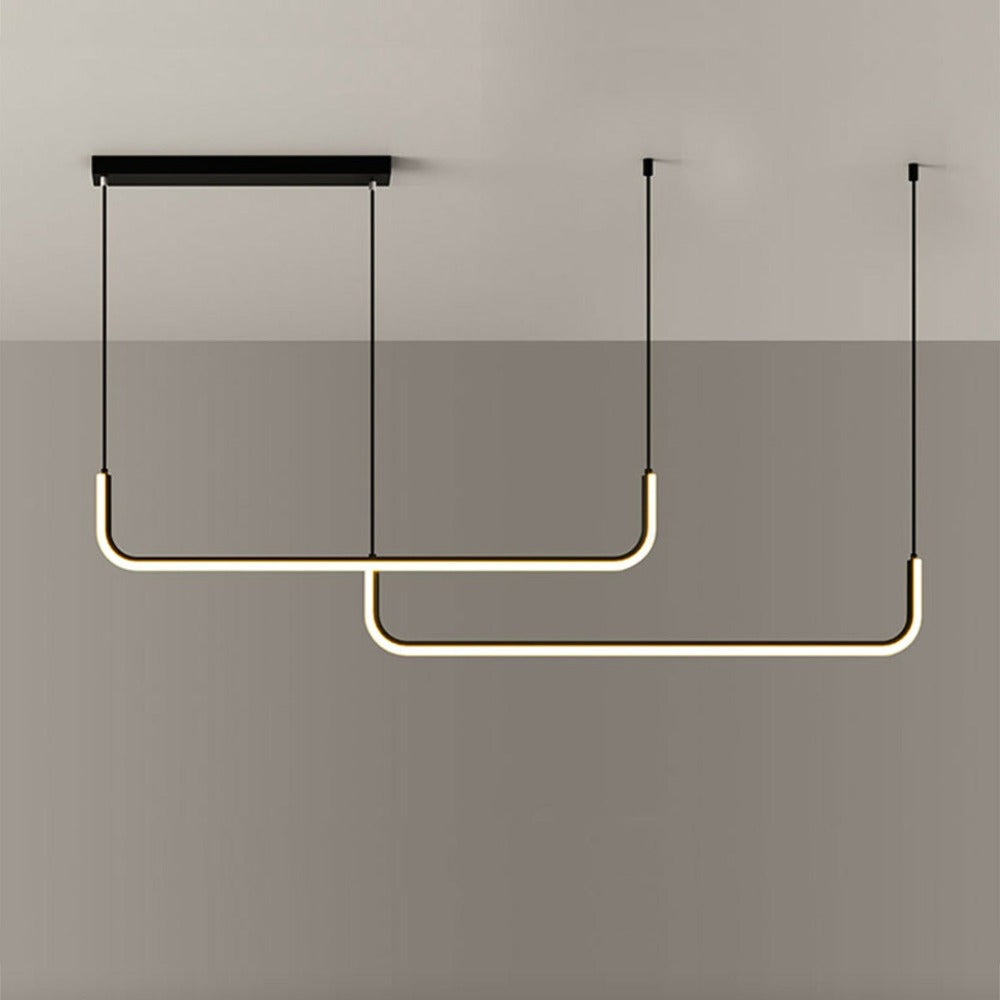 Suspension design moderne LED profil aluminium LAMA