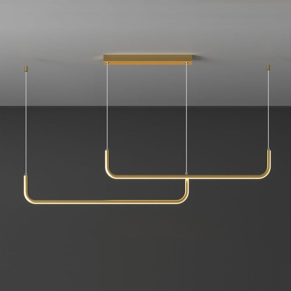 Suspension design moderne LED profil aluminium LAMA