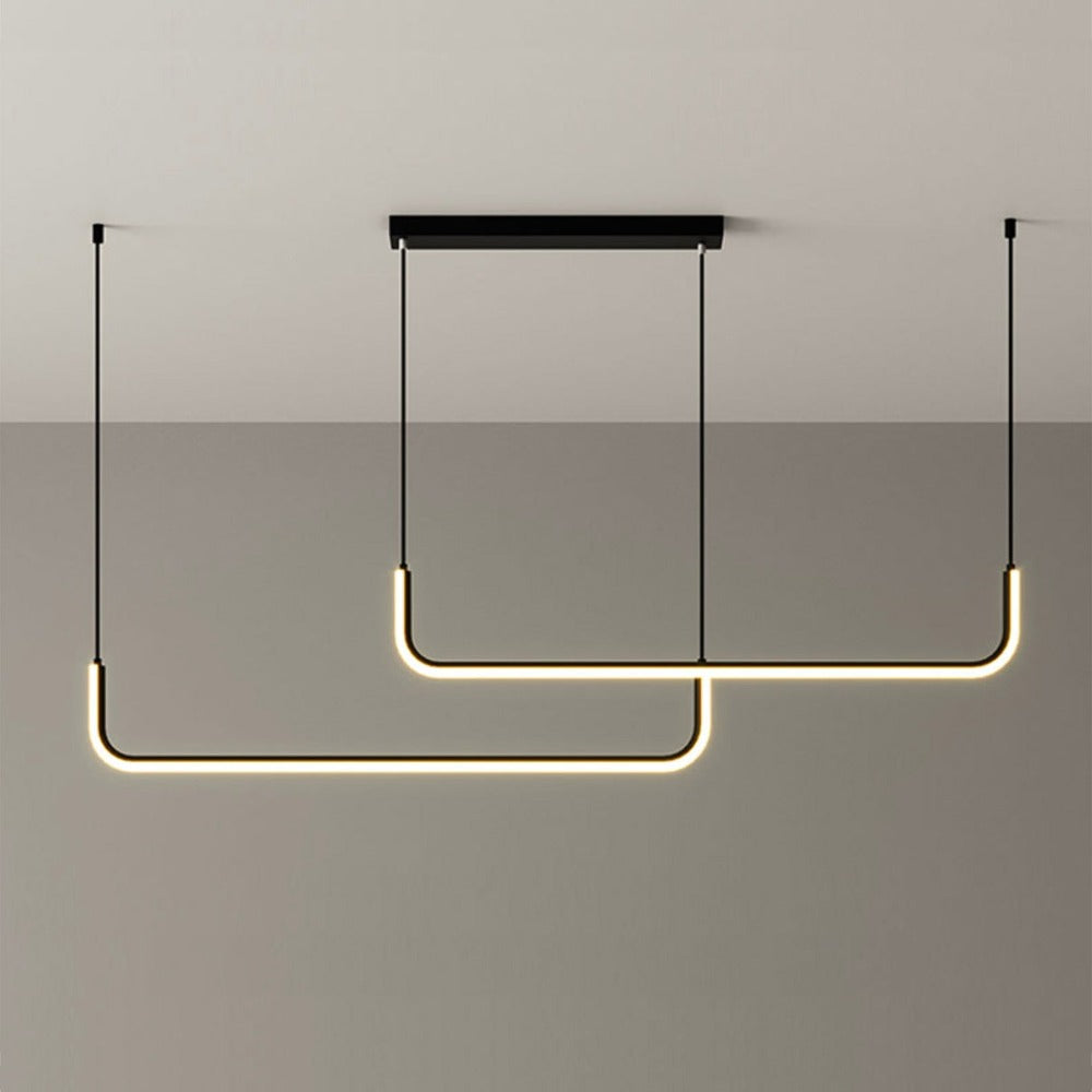 Suspension design moderne LED profil aluminium LAMA