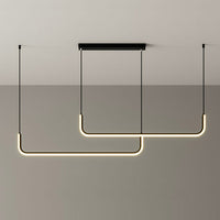Suspension design moderne LED profil aluminium LAMA