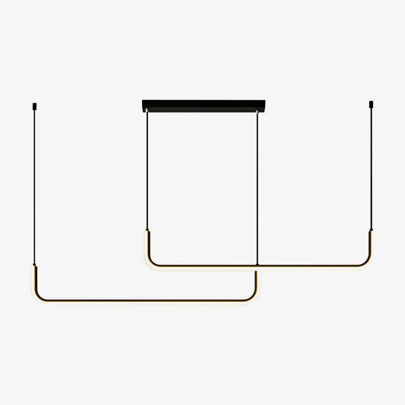 Suspension design moderne LED profil aluminium LAMA