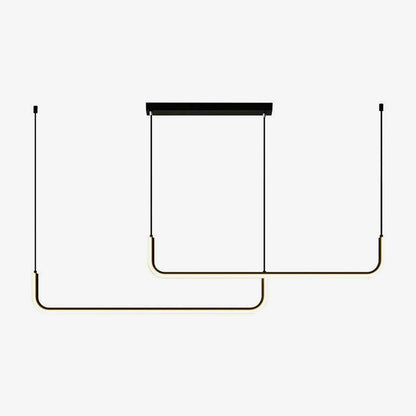 Suspension design moderne LED profil aluminium LAMA