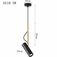 Suspension design spot orientable tige dorée ASTRA
