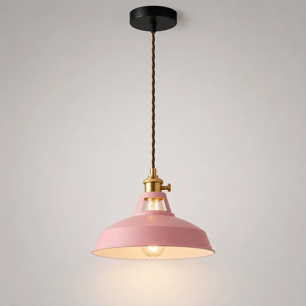 ZANCO - Suspension Industrielle Rétro, Teintes Pastel, Salon
