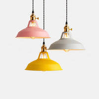 ZANCO - Suspension Industrielle Rétro, Teintes Pastel, Salon
