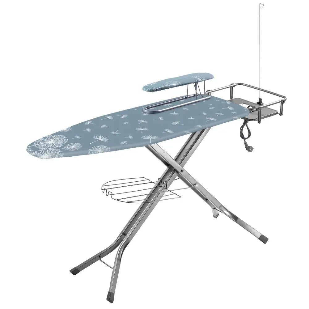 Table à repasser ergonomique pour un repassage facilité Bleu