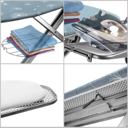 Table à repasser ergonomique pour un repassage facilité Bleu