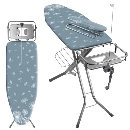 Table à repasser ergonomique pour un repassage facilité Bleu
