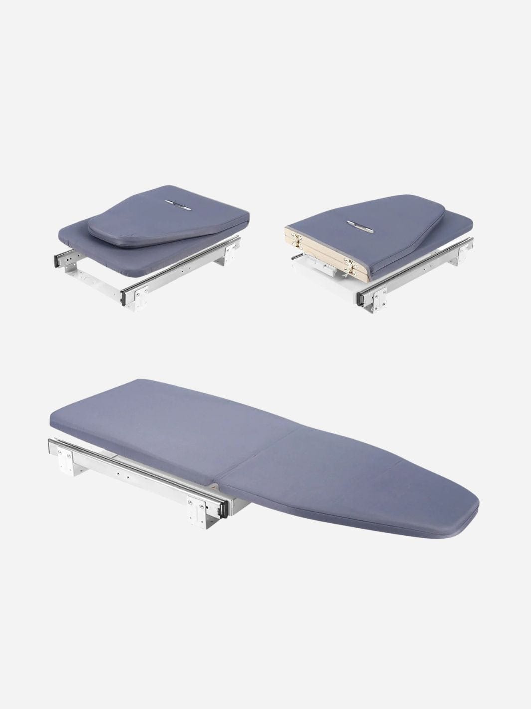 Table à repasser pliable stable et compacte Gris