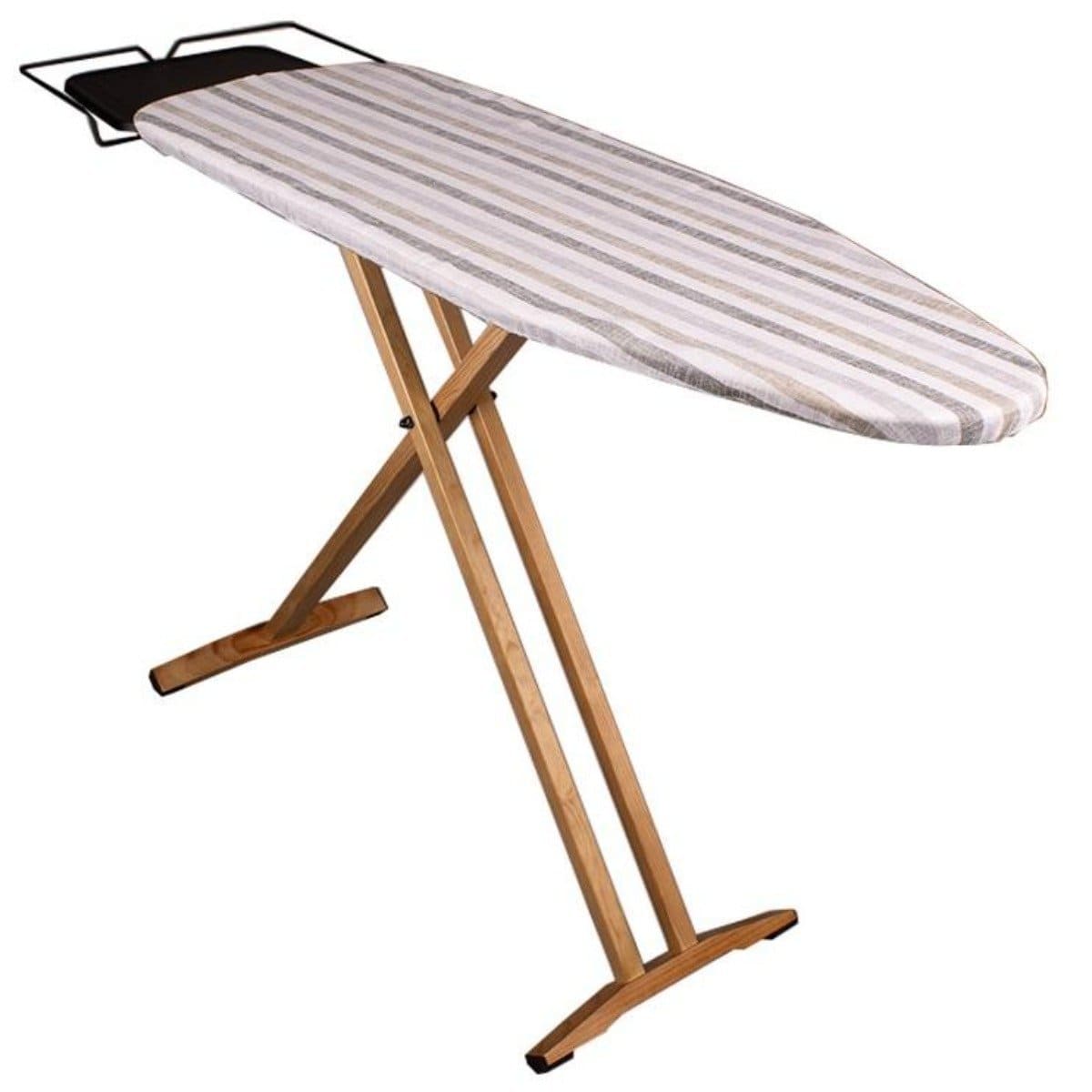 Table de repassage en bois robuste et ergonomique Support Noir
