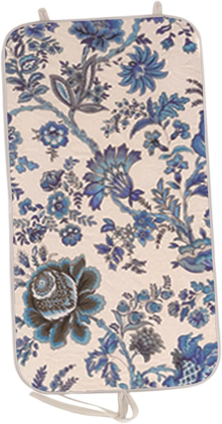 Tapis pour repasser portable et pliable en coton Feuille Florale