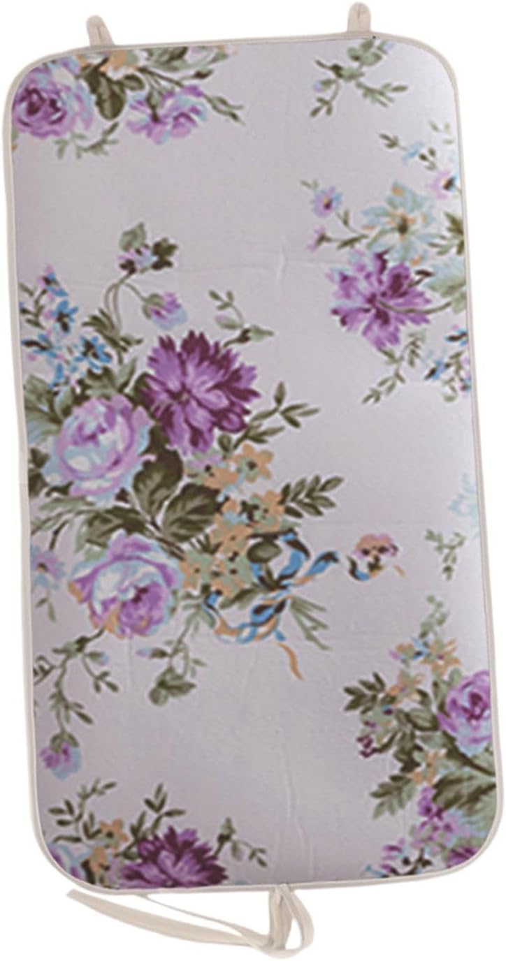 Tapis pour repasser portable et pliable en coton Floral