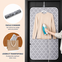 Tapis de repassage portable – housse résistante à la chaleur