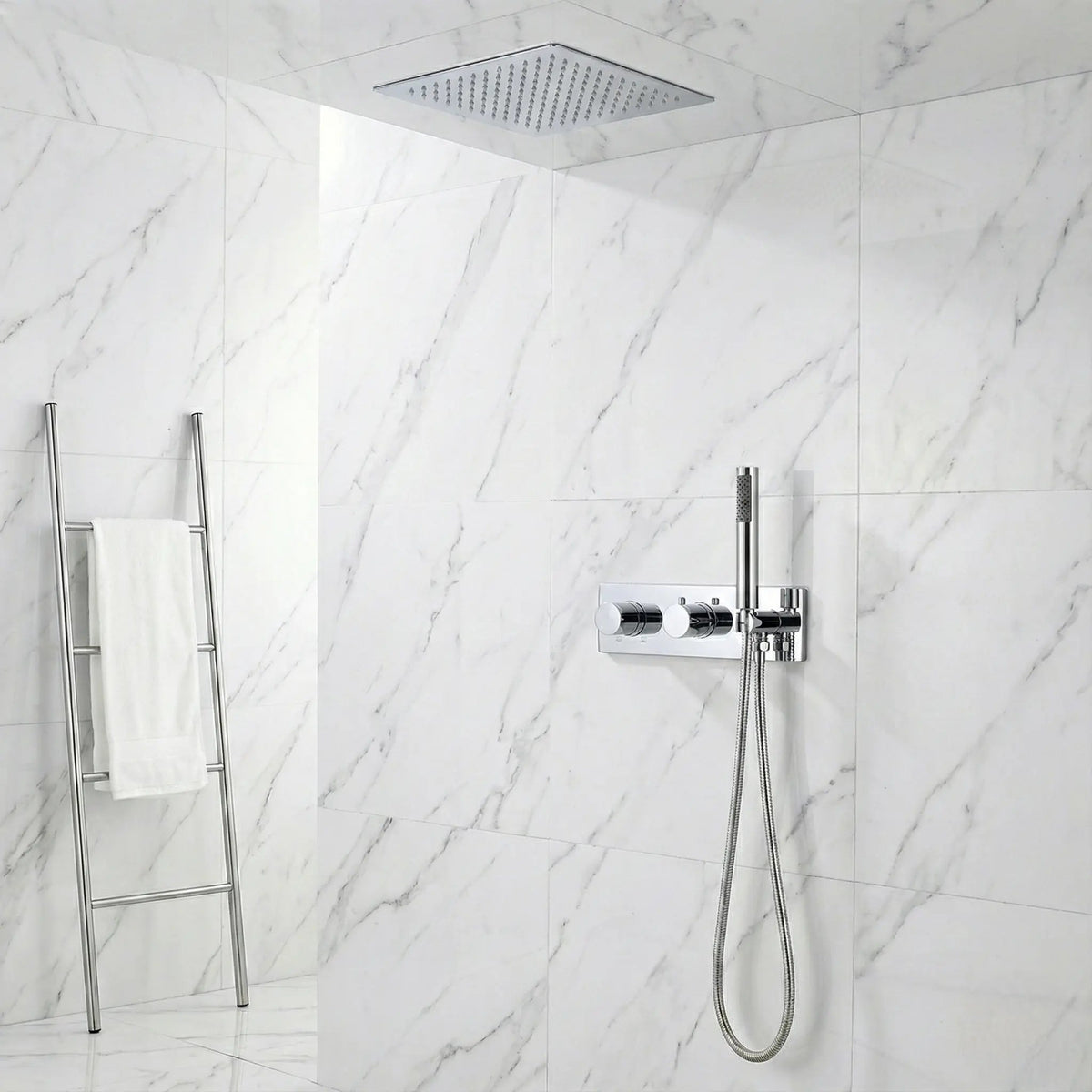 Ensemble de Douche encastré chrome