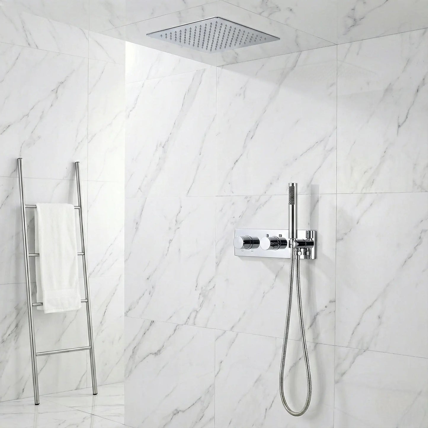 Ensemble de Douche encastré chrome
