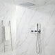 Ensemble de Douche encastré chrome