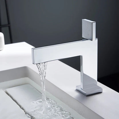 Crisocolla Mitigeur de Lavabo Monotrou Moleté, 4 Finitions