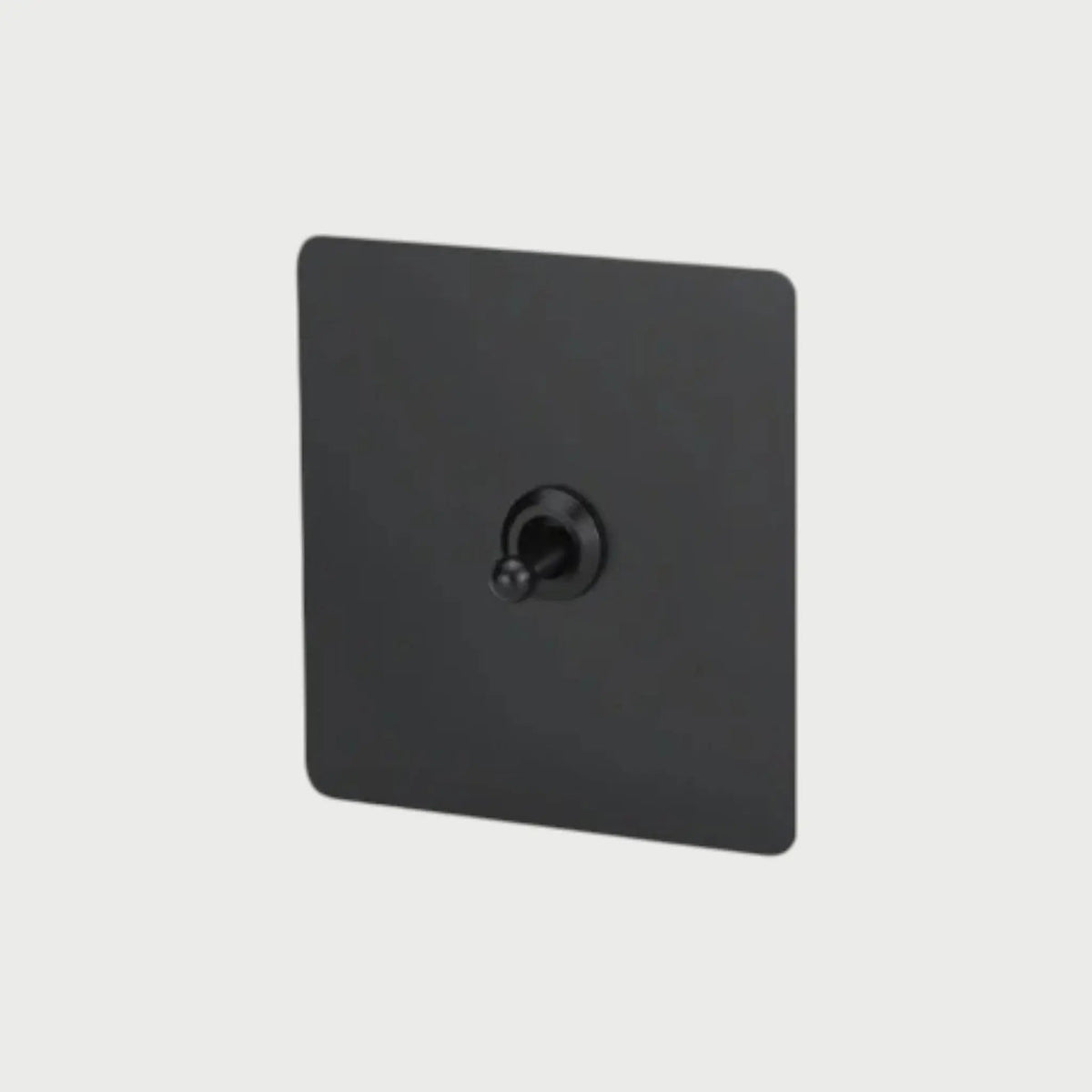 interrupteur va-et-vient simple noir mat
