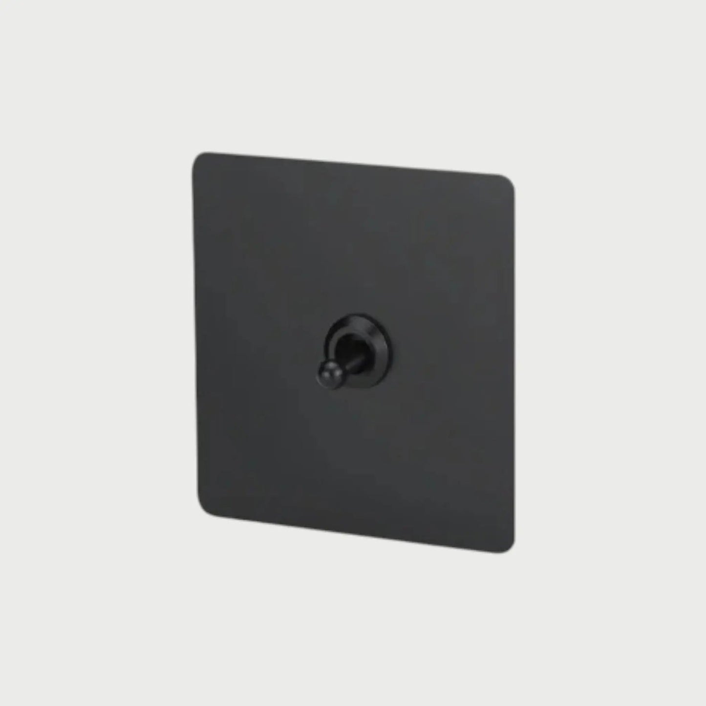 interrupteur va-et-vient simple noir mat