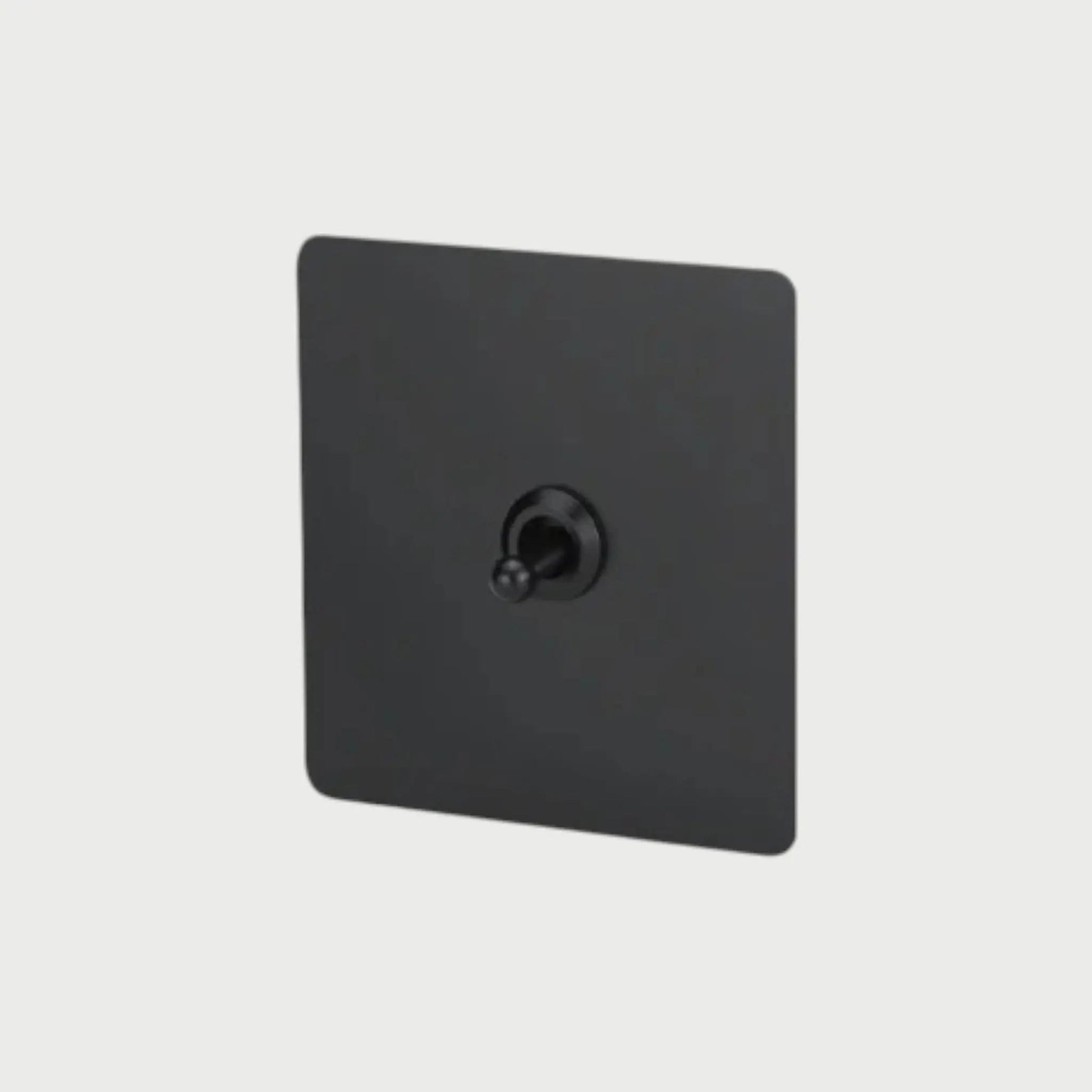 interrupteur va-et-vient simple noir mat