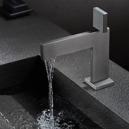 Crisocolla Mitigeur de Lavabo Monotrou Moleté, 4 Finitions
