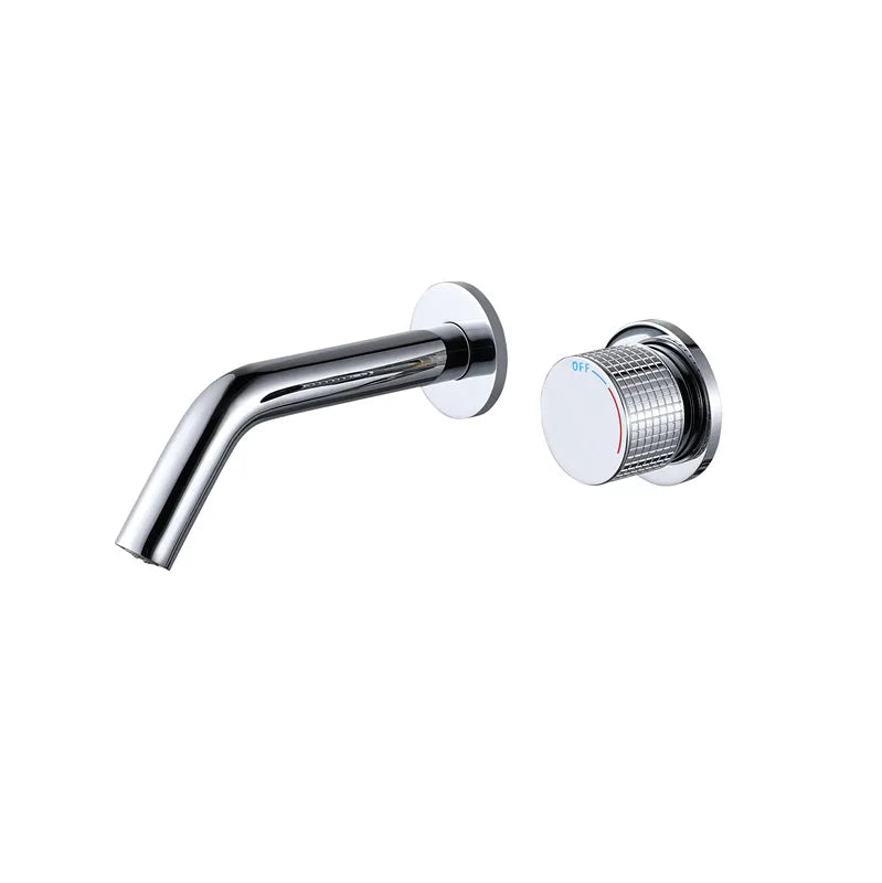Cassiterite Robinet de Lavabo Mural Moleté, 4 Finitions