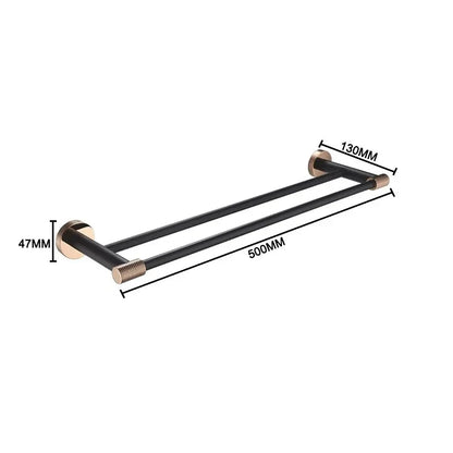Barre de serviette moletée simple ou double