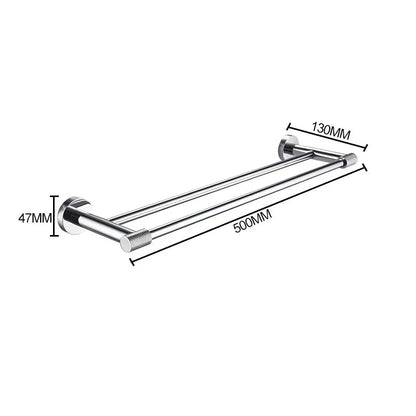 Barre de serviette moletée simple ou double