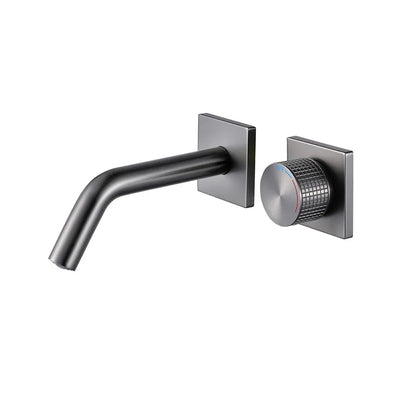 Cassiterite Robinet de Lavabo Mural Moleté, 4 Finitions