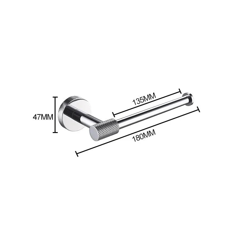 Porte-rouleau moleté avec ou sans cache